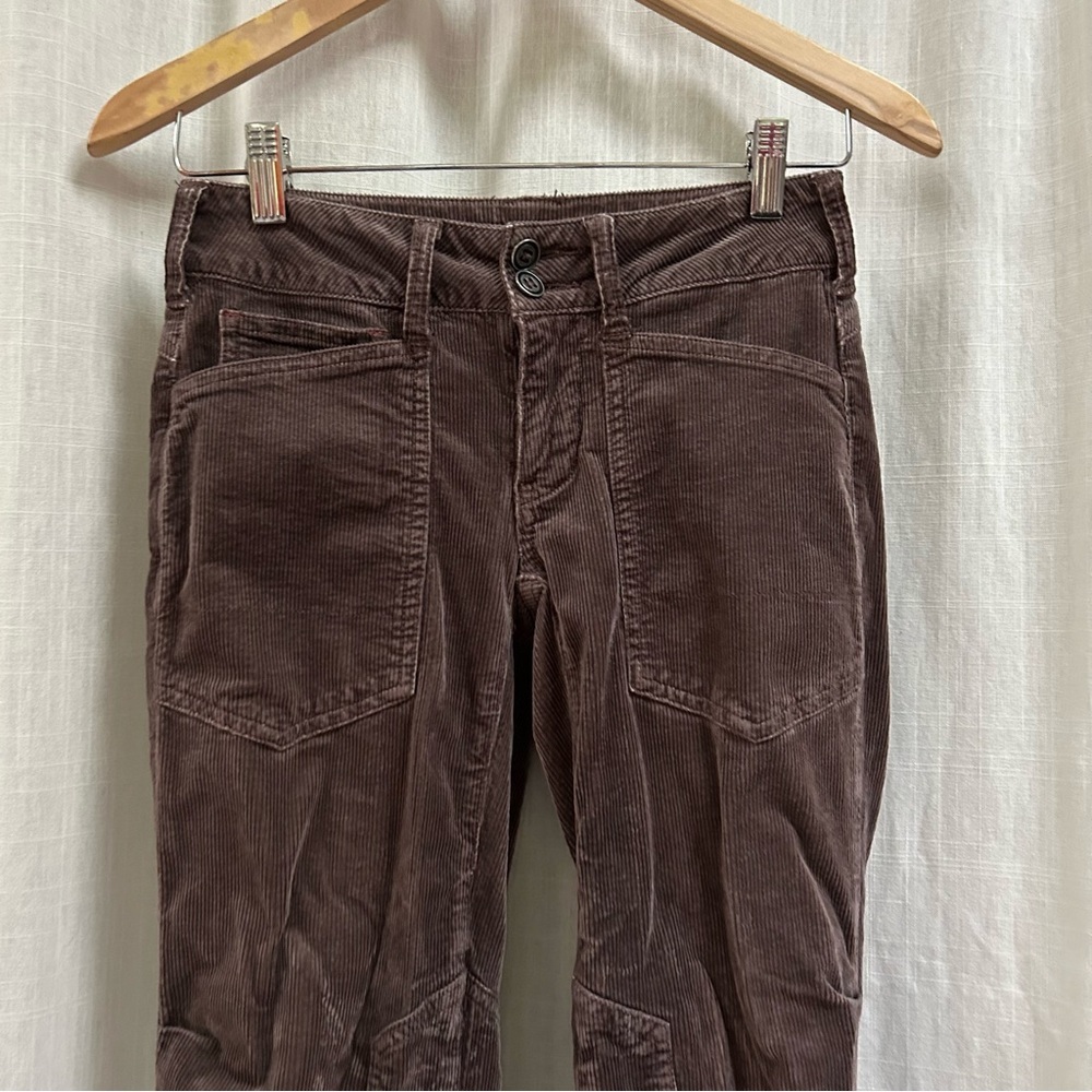 Anthropologie Pilcro Wanderer Corduroy Brown Pants Size 23 - Picture 3 of 12
